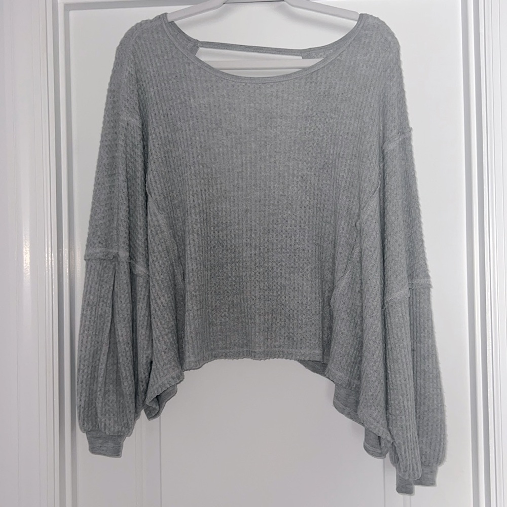 Free people open back top